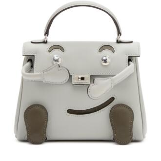 View 1 of Lot 2: Limited Edition Bleu Glacier and Vert Mangrove Swift Quelle Idole Kelly Doll Palladium Hardware, 2025