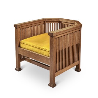 View 1 of Lot 404: Spindle Armchair from the Francis W. Little House, Peoria, Illinois