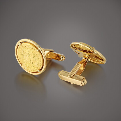 Catalog image of Salvador Dali pour Piaget | Boutons de manchette et boutons or Salvador Dali po…