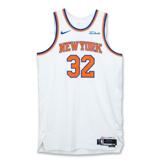 View 1 of Lot 11: Karl-Anthony Towns New York Knicks 2025-2026 Game Worn Association Edition Jersey | Matched to 2 Games | Double-Double