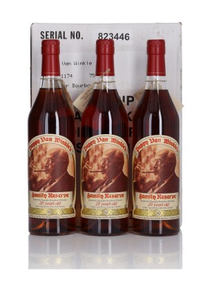 Pappy Van Winkle's 20 Year Old Family Reserve 90.4 Proof NV (3 Bottles 75cl)