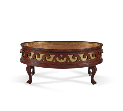 Catalog image of a george ii mahogany wine cooler
