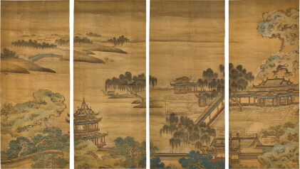 Catalog image of Attributed to Yuan Jiang 袁江(款) | Landscape 山水通景