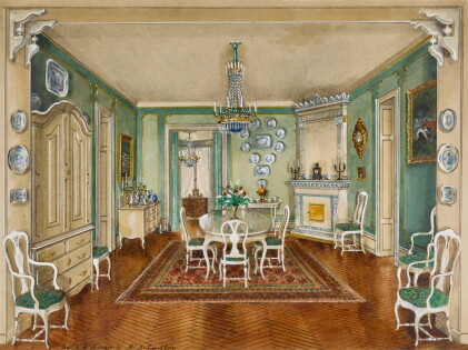 Catalog image of Gunnar W. Lundberg's Dining Room