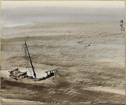 Catalog image of he huaishuo 何懷碩 | one boat 孤帆