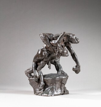 View 1 of Lot 78: Gorille enlevant une Femme (Gorilla carrying off a Woman)