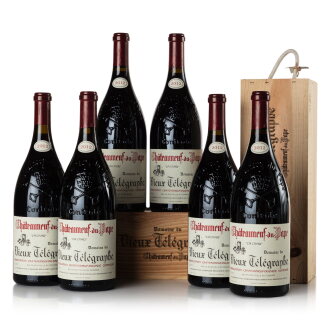 View 1 of Lot 219: Châteauneuf du Pape, Vieux Télégraphe, 'La Crau' 2012  (6 MAG)