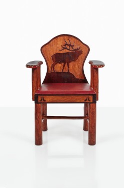 View 1 of Lot 247: Keyhole Armchair