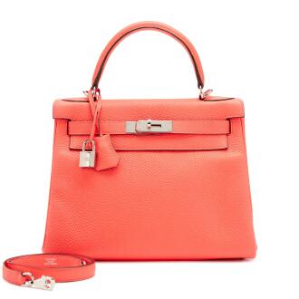 View 1 of Lot 157: Rose Jaipur Clèmence Kelly 28 Retournè Palladium Hardware, 2020