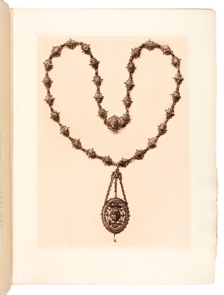 Catalog image of morgan, catalogue of the jewels and precious works of art, london, 1910, half morocco
