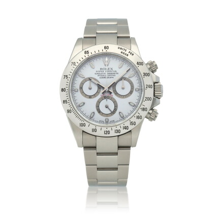 Catalog image of 'APH' Daytona, Ref. 116520 Stainless steel chronograph wristwatch with bracelet…