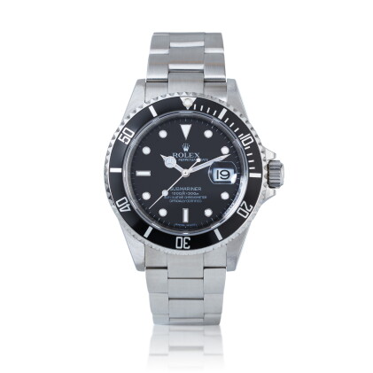 Catalog image of Submariner, Ref. 16610LN Montre bracelet en acier avec date et bracelet | Stain…