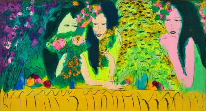 Catalog image of Walasse Ting 丁雄泉 | Three Beauties 三美圖