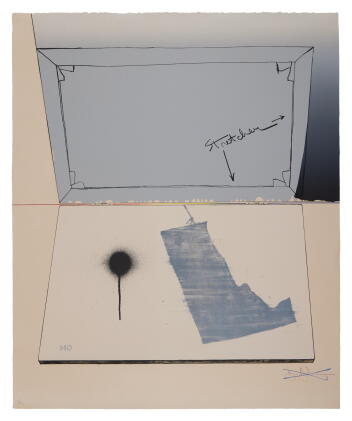Catalog image of Hinged Canvas, from Fragment-According to What (ULAE 93)