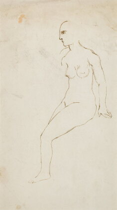 Catalog image of Femme nue assise