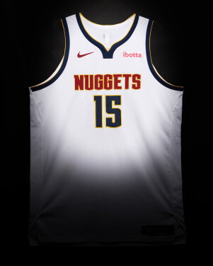 View 1 of Lot 5: Nikola Jokić Denver Nuggets 2025-2026 Game Worn Association Edition Jersey | Triple-Double