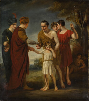Catalog image of john opie, r.a. | joseph sold by his brothers to the ishmaelites