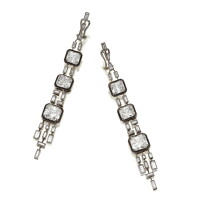 426. pair of diamond pendant-earrings, h. stern