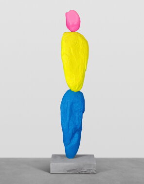 View 1 of Lot 306: Blue Yellow Pink Mountain