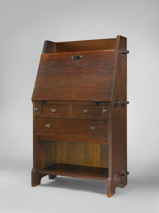 Catalog image of a rare writing desk, model no. 521