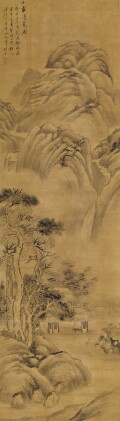 Catalog image of dai xi 1801-1860 戴熙 | summer landscape 小莊清夏圖