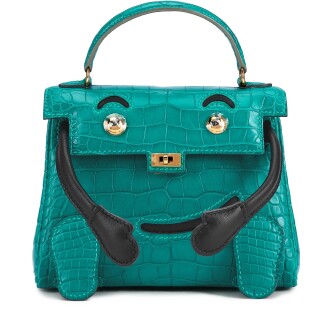 View 1 of Lot 5401: Malachite Matte Alligator and Black Swift HSS Quelle Idole Kelly Doll Gold Hardware, 2019