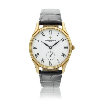 Catalog image of Reference 92239 A yellow gold wristwatch, Circa 1993