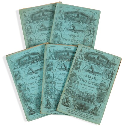 View 1 of Lot 1033: Dickens, Charles | A Tale of Two Cities, in the original parts — the Kern copy