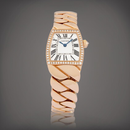 Catalog image of La Dona, Reference 2904 | A pink gold and diamond-set bracelet watch | Circa 2005