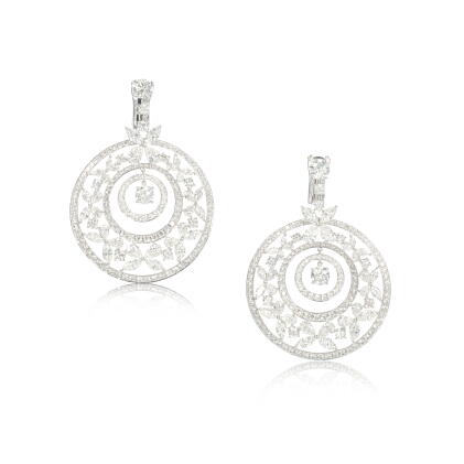 Catalog image of Diamond earrings, 'Butterfly'