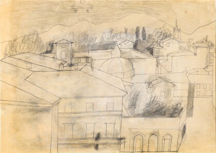 Catalog image of ben nicholson | full moon, lucca, sept 1956