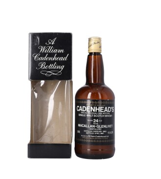 View 1 of Lot 5203: Macallan Glenlivet Cadenhead's Dumpy 24 Year Old 46.0 abv 1963 (1 BT75)