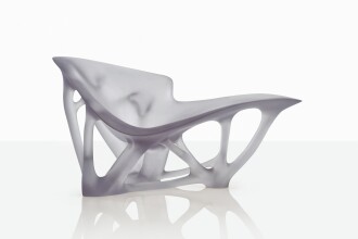 View 1 of Lot 164: "Bone" Chaise