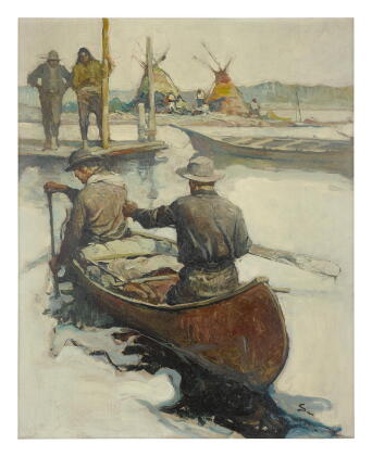 Catalog image of frank earle schoonover | approaching camp
