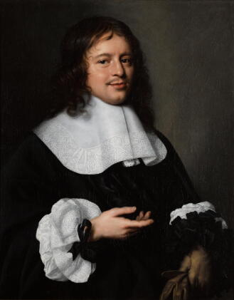 Catalog image of pieter nason | a portrait of a gentleman, half-length, with a white collar and …