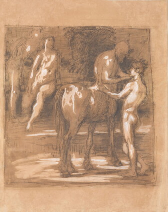 Catalog image of hans von marées | chiron and achilles