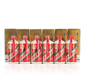 View 1 of Lot 13: 2004年产 “飞天牌”贵州茅台酒 Kweichow Flying Fairy Moutai 2004 (6 x 500ml)