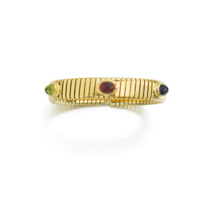 Catalog image of Bracelet tourmalines, améthyste, "Tubogas"
