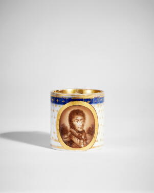 View 1 of Lot 221: A Porcelain Cup, Imperial Porcelain Factory, St Petersburg, Period of Alexander I (1801-1825)