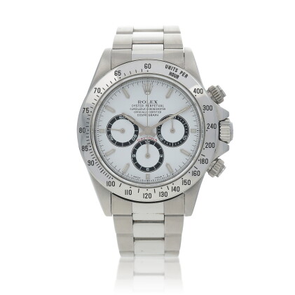 Catalog image of 'Zenith' Daytona, Ref. 16520 Stainless steel chronograph wristwatch with bracel…