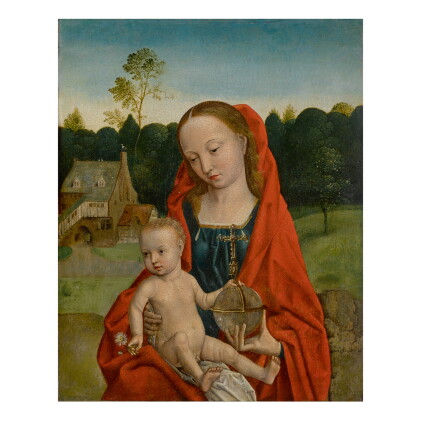 Catalog image of netherlandish school, 16th century | virgin and child in a landscape