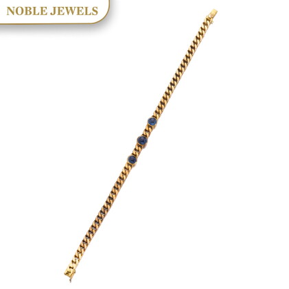 Catalog image of Gold and sapphire bracelet | 黃金鑲藍寶石手鏈