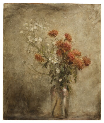 Catalog image of rackham, chrysanthemums and daisies, watercolour, [c.1915]