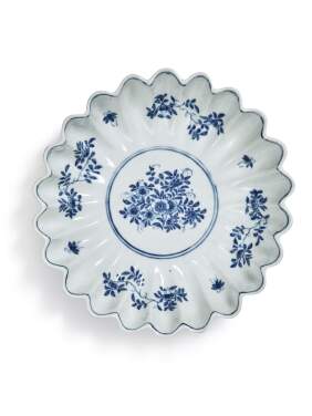 View 1 of Lot 7: A Continental Porcelain 'Kapuziner-Braun' Fluted Bowl, Circa 1740-45