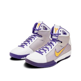 View 1 of Lot 119: Nike Hyperdunk 'Lakers' Sample with 'Kobe IV' Sole | Size 14 