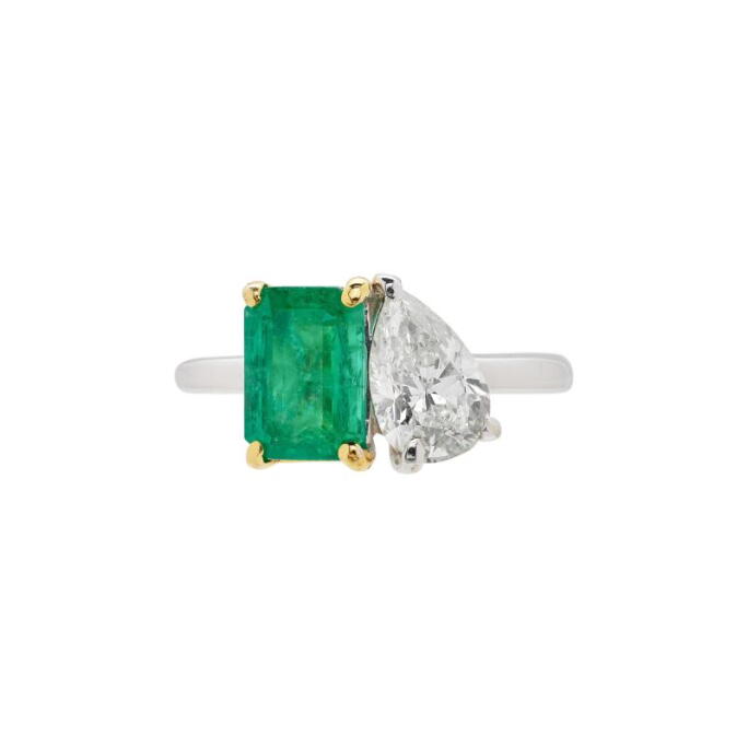 Diamond Toi et Moi Ring
