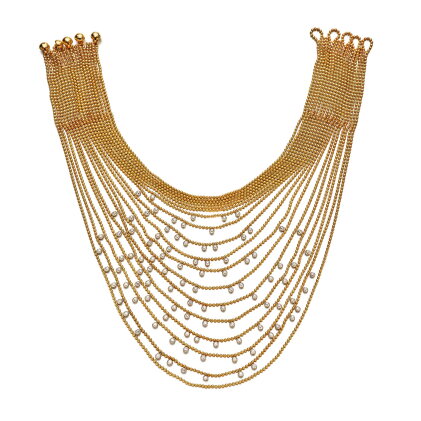 Catalog image of 'Drapèrie' Gold and Diamond Necklace | 卡地亞 | ' Drapèrie' K金 配 鑽石 項鏈
