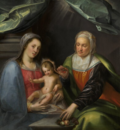 Catalog image of gortzius geldorp | the virgin and child with saint anne
