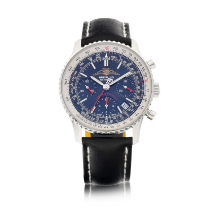 Catalog image of Navitimer, Reference A23322 | A stainless steel chronograph wristwatch with dat…