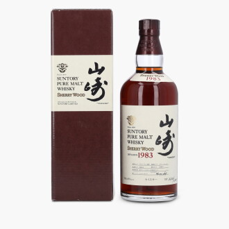 View 1 of Lot 2129: Suntory Yamazaki Pure Malt Sherry Wood 45.0 abv 1983 (1 Bottle 70cl)